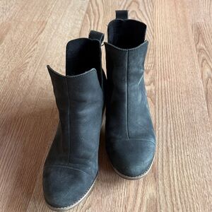 Toms Leather Ankle Booties